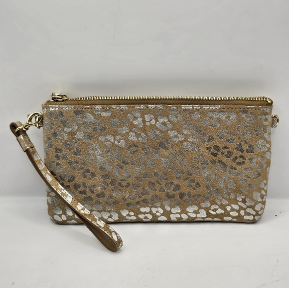 Lodis Leather Cheetah Print Wallet - Picture 2 of 12